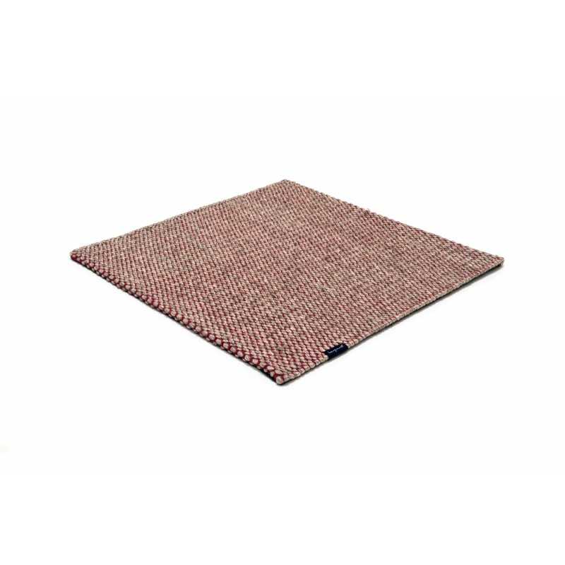 Alfombra Nordic Drop nature & red 200x200 Wool Range - 1