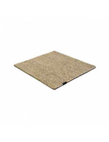 Alfombra Nordic Drop nature & lime green 200x200 Wool Range - 1