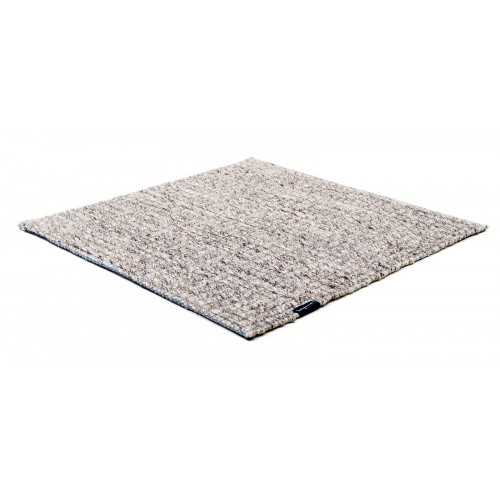 Alfombra Nordic Plain nature & icey blue 170x240 Wool Range - 1