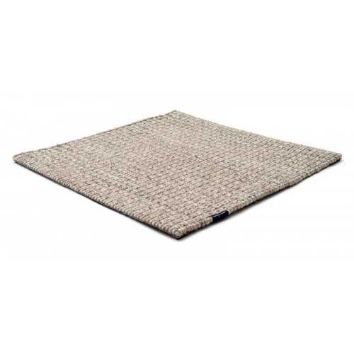 Alfombra Nordic Plain nature & grey 170x240 Wool Range - 1