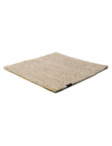 Alfombra Nordic Plain nature & yellow 200x200 Wool Range - 1