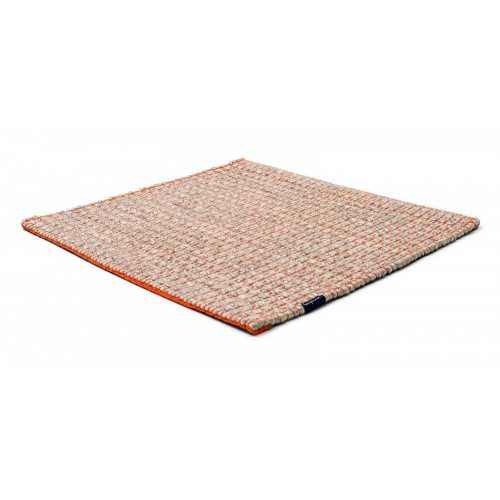 Alfombra Nordic Plain nature & orange 170x240 Wool Range - 1