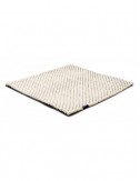 Alfombra Nordic Flower ivory & black 200x200 Wool Range - 1