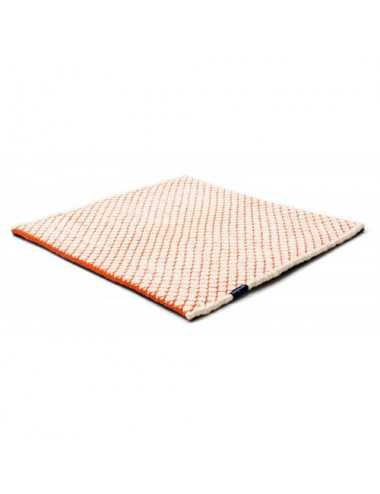 Alfombra Nordic Flower ivory & orange 200x200 Wool Range - 1
