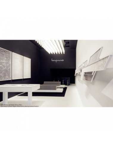 Alfombra FUSION light grey & light grey 170x240 The Lab - 1