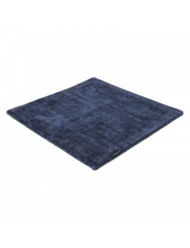 Alfombra Mark 2 PolySilk velvet blue 200x200 The Loft - 1