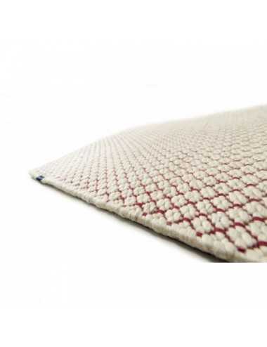 Alfombra Nordic Flower ivory & black 200x200 Wool Range - 1