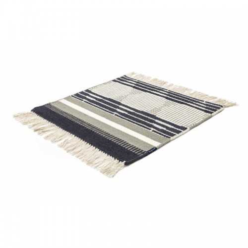 Alfombra Hifi Heritage olive & indigo 200x200 Wool Range - 1