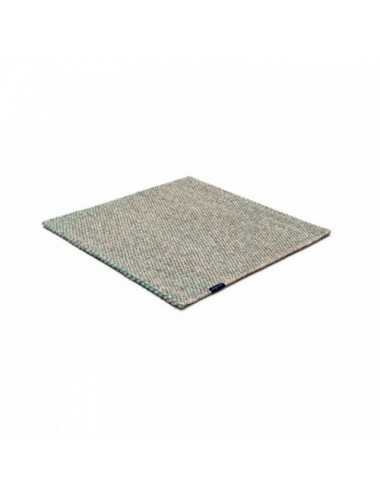 Alfombra Nordic Drop nature & turquoise 250x350 Wool Range - 3