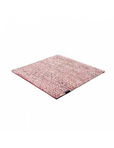 Alfombra Nordic Plain nature & red 250x350 Wool Range - 3