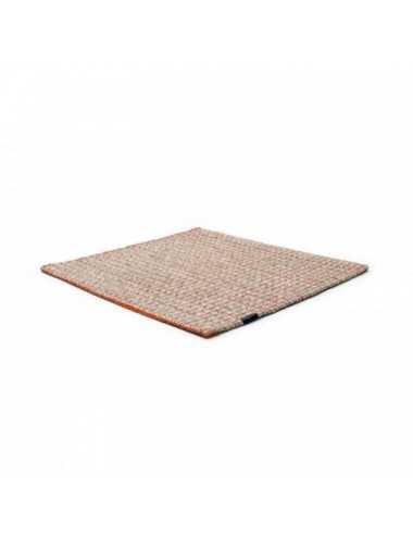 Alfombra Nordic Plain nature & orange 250x350 Wool Range - 3