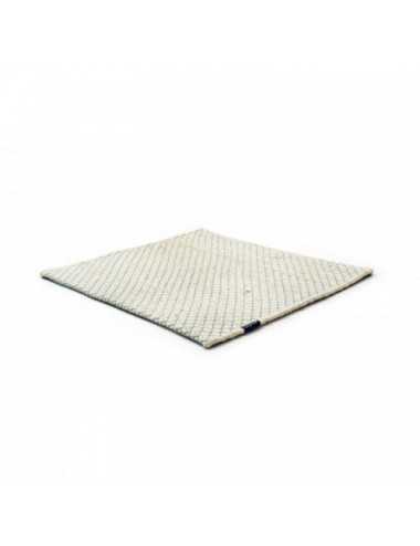 Alfombra Nordic Flower ivory & turquoise 250x350 Wool Range - 3