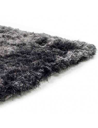 Alfombra SG Airy Premium Blend solid steel & cocoa Polyester Range - 1