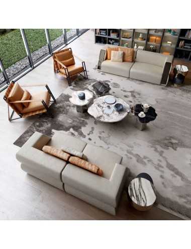 Sofá 3 plazas Adriano de piel de ciervo Tonino Lamborghini Casa - 4