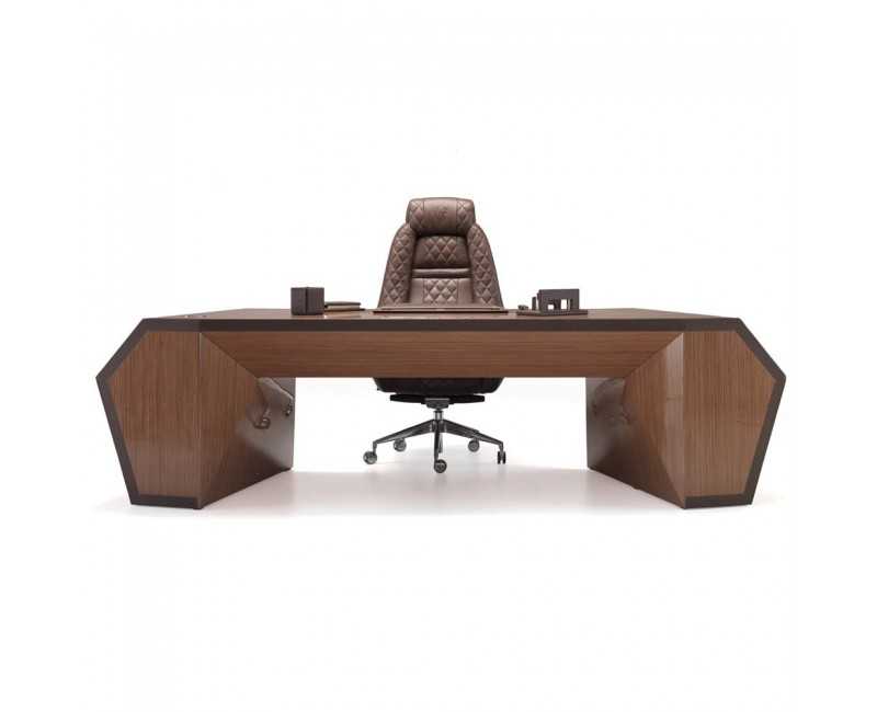 Escritorio Long Beach madera nogal Canaletto brillante Tonino Lamborghini - 1