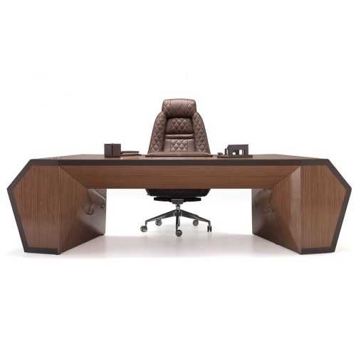 Escritorio Long Beach madera nogal Canaletto brillante Tonino Lamborghini - 1