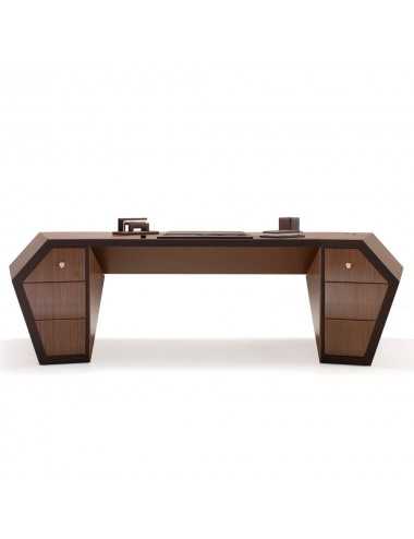 Escritorio Long Beach madera nogal Canaletto brillante Tonino Lamborghini - 3
